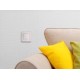 Legrand 673630 Выключатель двухклавишный с подсветкой/индикацией - INSPIRIA - 10 AX - 250 В~ - белый