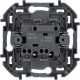 Legrand 673631 Выключатель двухклавишный с подсветкой/индикацией - INSPIRIA - 10 AX - 250 В~ - слоновая кость