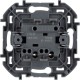 Legrand 673632 Выключатель двухклавишный с подсветкой/индикацией - INSPIRIA - 10 AX - 250 В~ - алюминий
