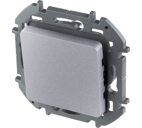 Legrand 673652 Переключатель одноклавишный - INSPIRIA - 10 AX - 250 В~ - алюминий