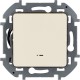 Legrand 673661 Переключатель одноклавишный с подсветкой/индикацией - INSPIRIA - 10 AX - 250 В~ - слоновая кость