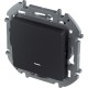 Legrand 673663 Переключатель одноклавишный с подсветкой/индикацией - INSPIRIA - 10 AX - 250 В~ - антрацит