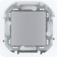 Legrand 673672 Переключатель IP44 - INSPIRIA - 10 AX - 250 В~ - алюминий