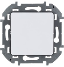 Legrand 673690 Переключатель без фиксации (кнопка) с Н.О./Н.З. контактом - INSPIRIA - 6 A - 250 В~ - белый