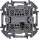 Legrand 673691 Переключатель без фиксации (кнопка) с Н.О./Н.З. контактом - INSPIRIA - 6 A - 250 В~ - слоновая кость