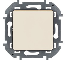 Legrand 673691 Переключатель без фиксации (кнопка) с Н.О./Н.З. контактом - INSPIRIA - 6 A - 250 В~ - слоновая кость