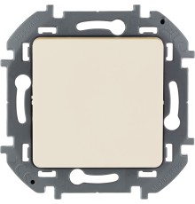 Legrand 673691 Переключатель без фиксации (кнопка) с Н.О./Н.З. контактом - INSPIRIA - 6 A - 250 В~ - слоновая кость