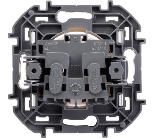 Legrand 673710 Розетка 2К - 16 А - 250 В~ - INSPIRIA - белый