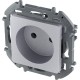 Legrand 673712 Розетка 2К - 16 А - 250 В~ - INSPIRIA - алюминий