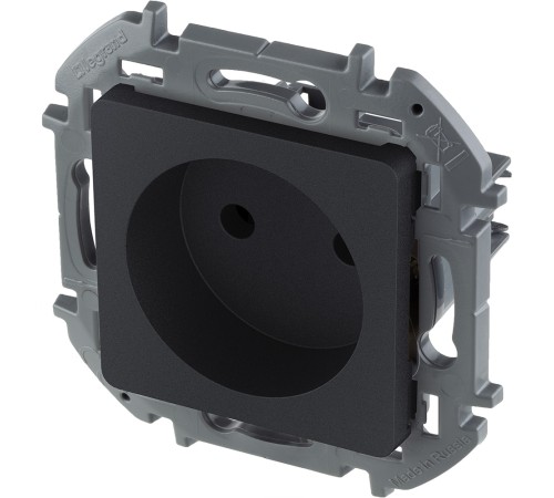 Legrand 673713 Розетка 2К - 16 А - 250 В~ - INSPIRIA - антрацит