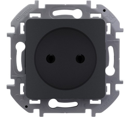 Legrand 673713 Розетка 2К - 16 А - 250 В~ - INSPIRIA - антрацит