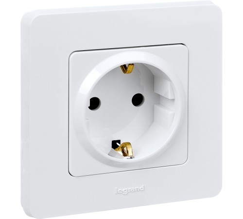 Legrand 673720 Розетка 2К+З - немецкий стандарт - 16 А - 250 В~ - INSPIRIA - белый Legrand 673720 Розетка 2К+З - немецкий стандарт - 16 А - 250 В~ - INSPIRIA - белый