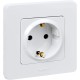 Legrand 673720 Розетка 2К+З - немецкий стандарт - 16 А - 250 В~ - INSPIRIA - белый