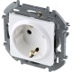 Legrand 673720 Розетка 2К+З - немецкий стандарт - 16 А - 250 В~ - INSPIRIA - белый
