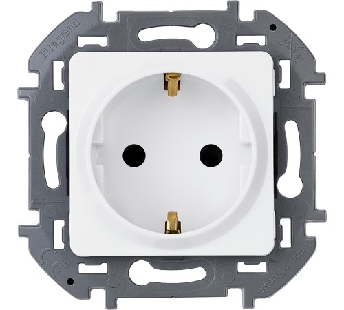 Legrand 673720 Розетка 2К+З - немецкий стандарт - 16 А - 250 В~ - INSPIRIA - белый Legrand 673720 Розетка 2К+З - немецкий стандарт - 16 А - 250 В~ - INSPIRIA - белый