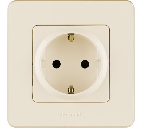 Legrand 673721 Розетка 2К+З - немецкий стандарт - 16 А - 250 В~ - INSPIRIA - слоновая кость Legrand 673721 Розетка 2К+З - немецкий стандарт - 16 А - 250 В~ - INSPIRIA - слоновая кость