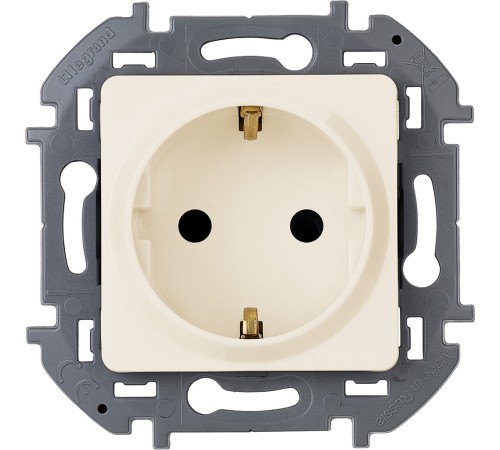 Legrand 673721 Розетка 2К+З - немецкий стандарт - 16 А - 250 В~ - INSPIRIA - слоновая кость Legrand 673721 Розетка 2К+З - немецкий стандарт - 16 А - 250 В~ - INSPIRIA - слоновая кость