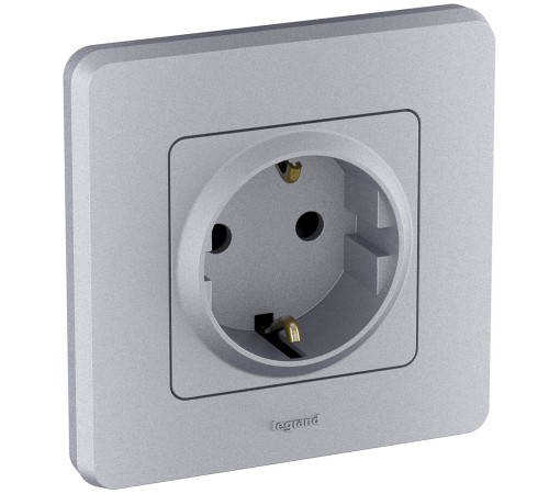 Legrand 673932 Рамка - 1 пост - INSPIRIA - алюминий Legrand 673932 Рамка - 1 пост - INSPIRIA - алюминий