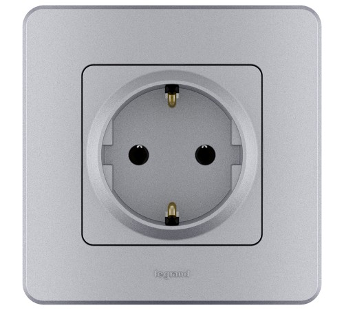 Legrand 673932 Рамка - 1 пост - INSPIRIA - алюминий Legrand 673932 Рамка - 1 пост - INSPIRIA - алюминий
