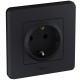 Legrand 673723 Розетка 2К+З - немецкий стандарт - 16 А - 250 В~ - INSPIRIA - антрацит