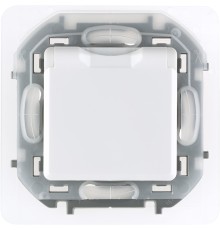 Legrand 673740 Розетка 2К+З IP 44 с откидной крышкой и шторками - немецкий стандарт - 16 А - 250 В~ - INSPIRIA - белый