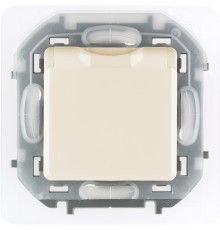 Legrand 673741 Розетка 2К+З IP 44 с откидной крышкой и шторками - немецкий стандарт - 16 А - 250 В~ - INSPIRIA - слоновая кость
