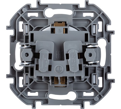 Legrand 673743 Розетка 2К+З IP 44 с откидной крышкой и шторками - немецкий стандарт - 16 А - 250 В~ - INSPIRIA - антрацит Legrand 673743 Розетка 2К+З IP 44 с откидной крышкой и шторками - немецкий стандарт - 16 А - 250 В~ - INSPIRIA - антрацит