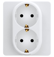 Legrand 673750 Розетка 2 x 2К+З - немецкий стандарт - 16 А - 250 В~ - INSPIRIA - белый