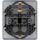Legrand 673752 Розетка 2 x 2К+З - немецкий стандарт - 16 А - 250 В~ - INSPIRIA - алюминий