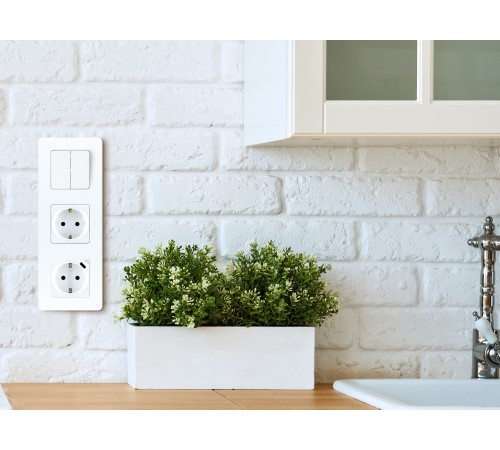 Legrand 673720 Розетка 2К+З - немецкий стандарт - 16 А - 250 В~ - INSPIRIA - белый Legrand 673720 Розетка 2К+З - немецкий стандарт - 16 А - 250 В~ - INSPIRIA - белый