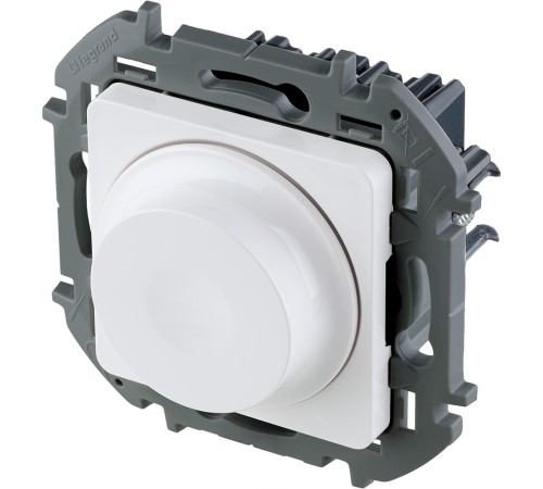 Legrand 673790 Светорегулятор поворотный без нейтрали 300Вт - INSPIRIA - белый Legrand 673790 Светорегулятор поворотный без нейтрали 300Вт - INSPIRIA - белый