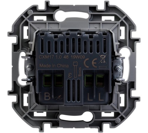 Legrand 673790 Светорегулятор поворотный без нейтрали 300Вт - INSPIRIA - белый Legrand 673790 Светорегулятор поворотный без нейтрали 300Вт - INSPIRIA - белый