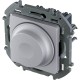 Legrand 673792 Светорегулятор поворотный без нейтрали 300Вт - INSPIRIA - алюминий