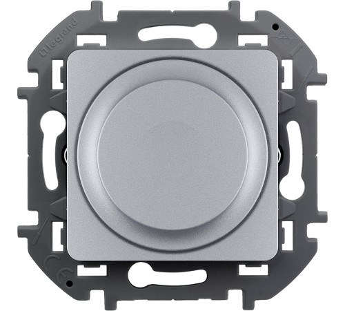 Legrand 673792 Светорегулятор поворотный без нейтрали 300Вт - INSPIRIA - алюминий Legrand 673792 Светорегулятор поворотный без нейтрали 300Вт - INSPIRIA - алюминий