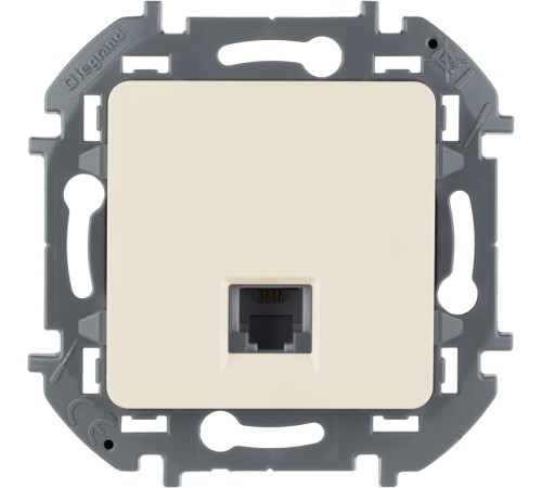 Legrand 673821 Телефонная розетка RJ11 - INSPIRIA - слоновая кость Legrand 673821 Телефонная розетка RJ11 - INSPIRIA - слоновая кость