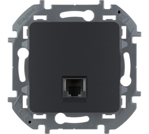 Legrand 673823 Телефонная розетка RJ11 - INSPIRIA - антрацит Legrand 673823 Телефонная розетка RJ11 - INSPIRIA - антрацит