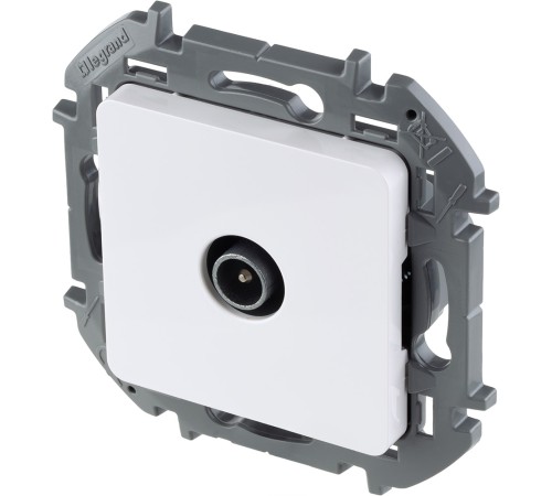 Legrand 673870 Розетка TV - оконечная - 10 дБ - 5-862 мГц - INSPIRIA - белый Legrand 673870 Розетка TV - оконечная - 10 дБ - 5-862 мГц - INSPIRIA - белый