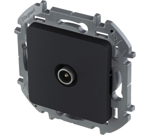 Legrand 673873 Розетка TV - оконечная - 10 дБ - 5-862 мГц - INSPIRIA - антрацит Legrand 673873 Розетка TV - оконечная - 10 дБ - 5-862 мГц - INSPIRIA - антрацит