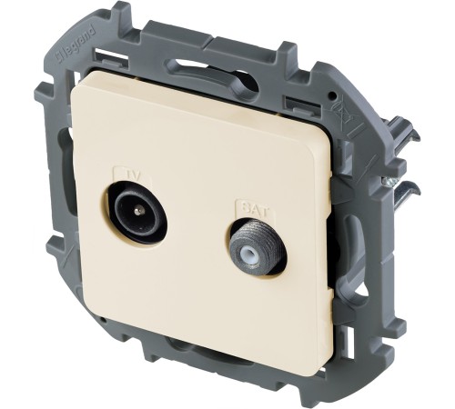 Legrand 673881 Розетка TV/SAT "звезда" - INSPIRIA - слоновая кость Legrand 673881 Розетка TV/SAT "звезда" - INSPIRIA - слоновая кость