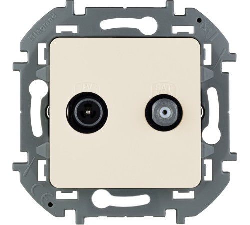 Legrand 673881 Розетка TV/SAT "звезда" - INSPIRIA - слоновая кость Legrand 673881 Розетка TV/SAT "звезда" - INSPIRIA - слоновая кость
