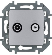 Legrand 673882 Розетка TV/SAT "звезда" - INSPIRIA - алюминий