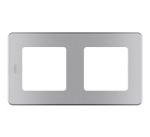 Legrand 673942 Рамка - 2 поста - INSPIRIA - алюминий