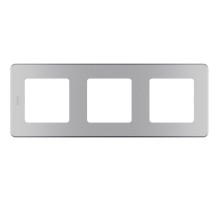 Legrand 673952 Рамка - 3 поста - INSPIRIA - алюминий