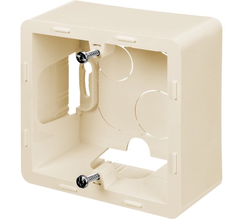 Legrand 673981 Коробка накладного монтажа - 1 пост - INSPIRIA - слоновая кость Legrand 673981 Коробка накладного монтажа - 1 пост - INSPIRIA - слоновая кость