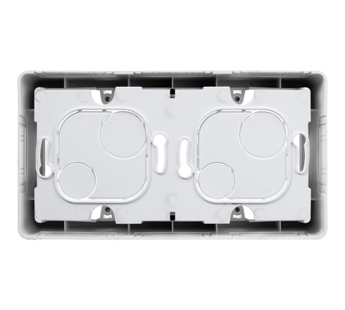 Legrand 673990 Коробка накладного монтажа - 2 поста - INSPIRIA - белый