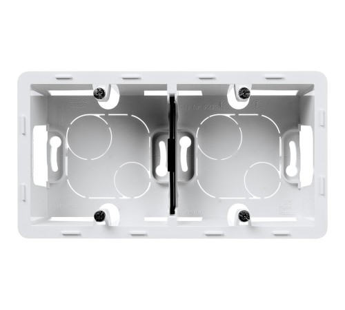 Legrand 673990 Коробка накладного монтажа - 2 поста - INSPIRIA - белый