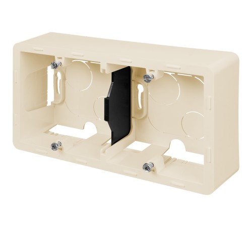 Legrand 673991 Коробка накладного монтажа - 2 поста - INSPIRIA - слоновая кость Legrand 673991 Коробка накладного монтажа - 2 поста - INSPIRIA - слоновая кость