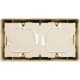 Legrand 673991 Коробка накладного монтажа - 2 поста - INSPIRIA - слоновая кость