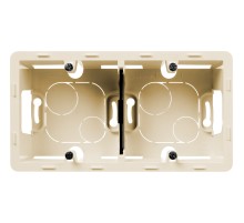 Legrand 673991 Коробка накладного монтажа - 2 поста - INSPIRIA - слоновая кость