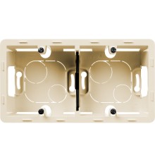 Legrand 673991 Коробка накладного монтажа - 2 поста - INSPIRIA - слоновая кость